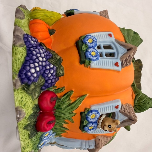 Partylite Harvest Pumpkin Tealight House - Picture 8 of 13